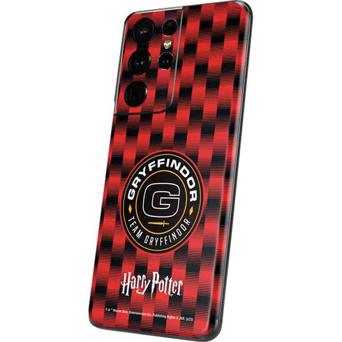 Wizarding Worlds Harry Potter Team Gryffindor Galaxy S21 Ultra 5G Skin